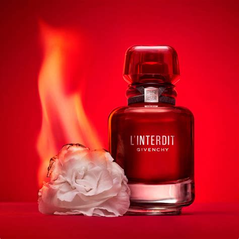 givenchy l'interdit rouge ultime eau de parfum|Givenchy rouge interdit notes.